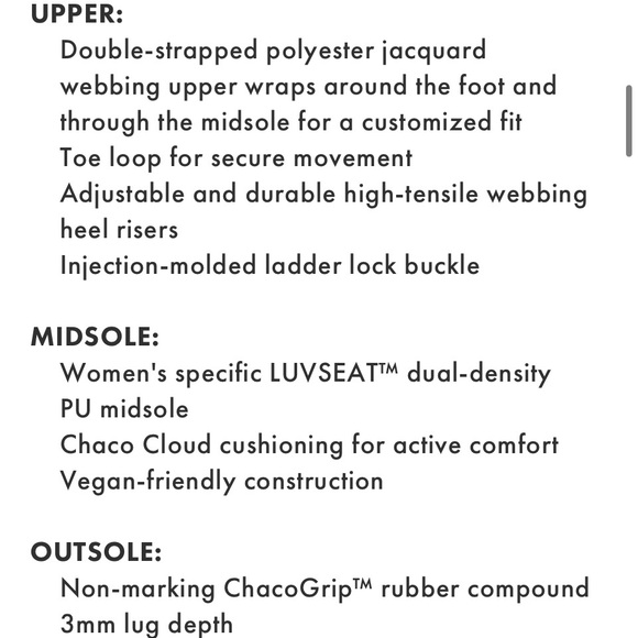 NWB Chaco Z/Cloud X2 Sandal Overhaul Blue size 7 - Picture 15 of 15